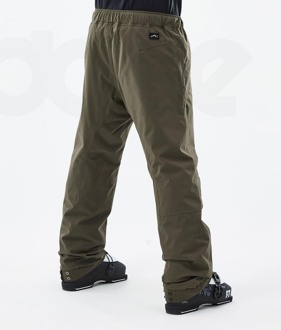 Olive Men's Dope Blizzard Ski Pants | NZ_D1717