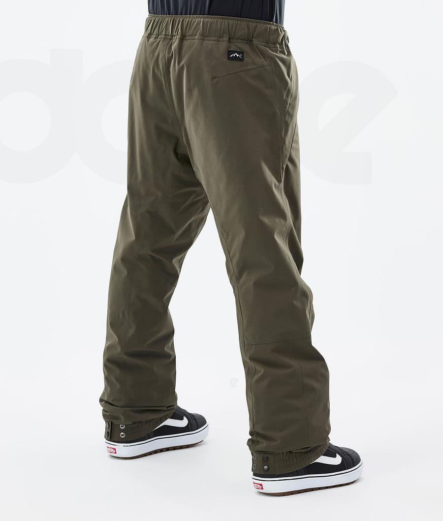 Olive Men's Dope Blizzard Snowboard Pants | NZ_D2447