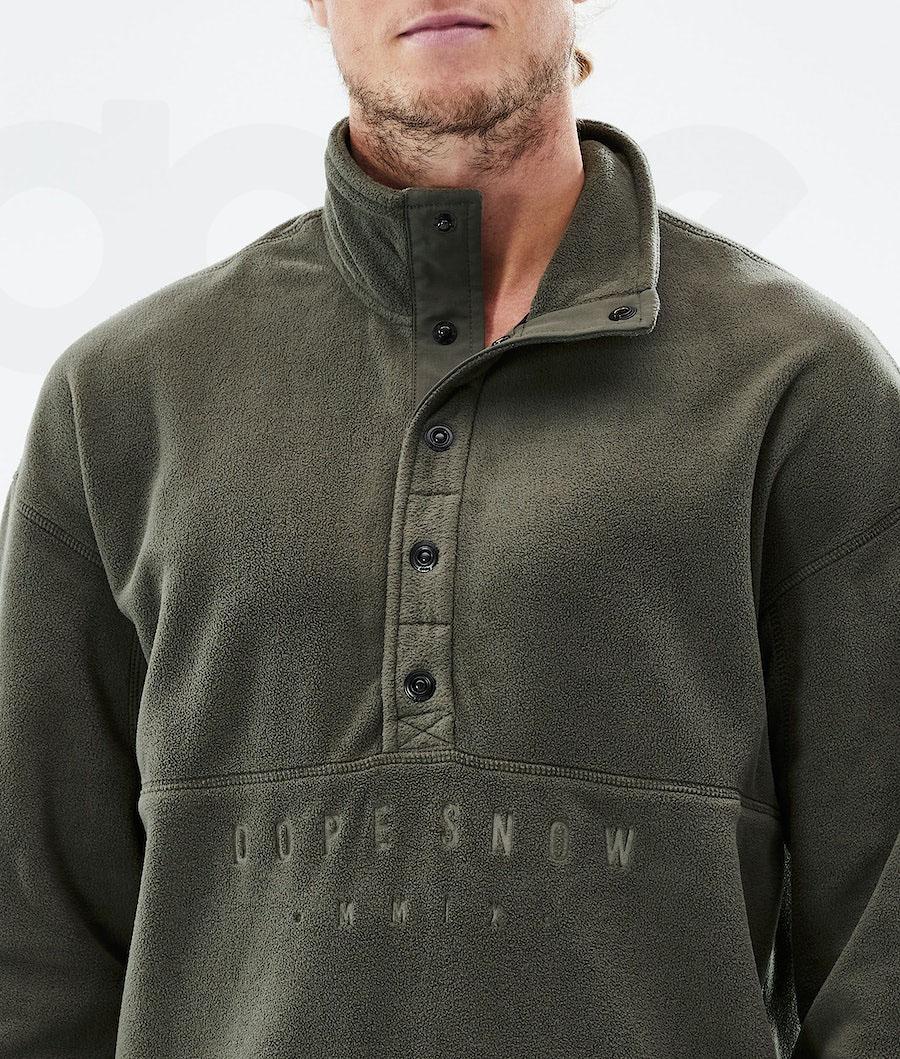 Olive Men's Dope Comfy 2021 Fleece | NZ_D2474