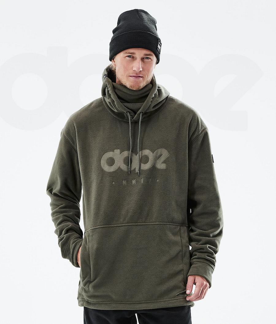 Olive Men\'s Dope Cozy II 2021 Fleece | NZ_D2314