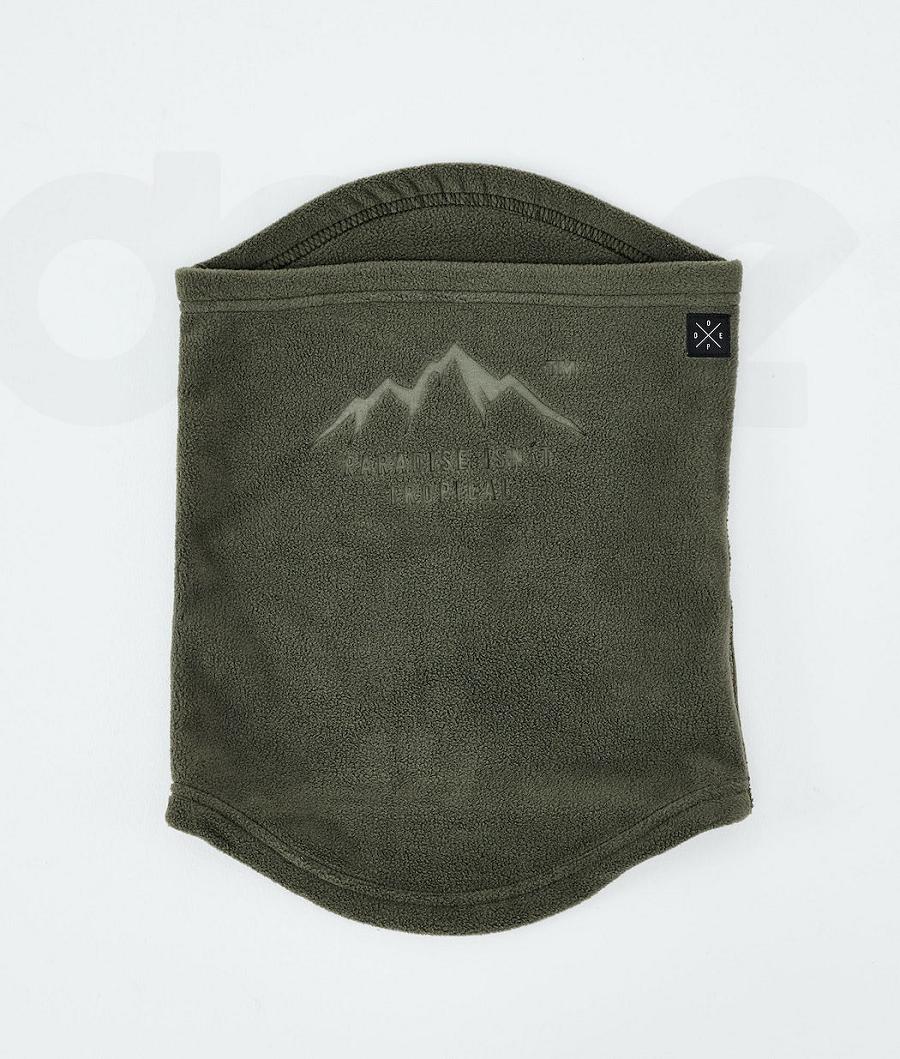 Olive Men\'s Dope Cozy Tube Facemasks | NZ_D2210