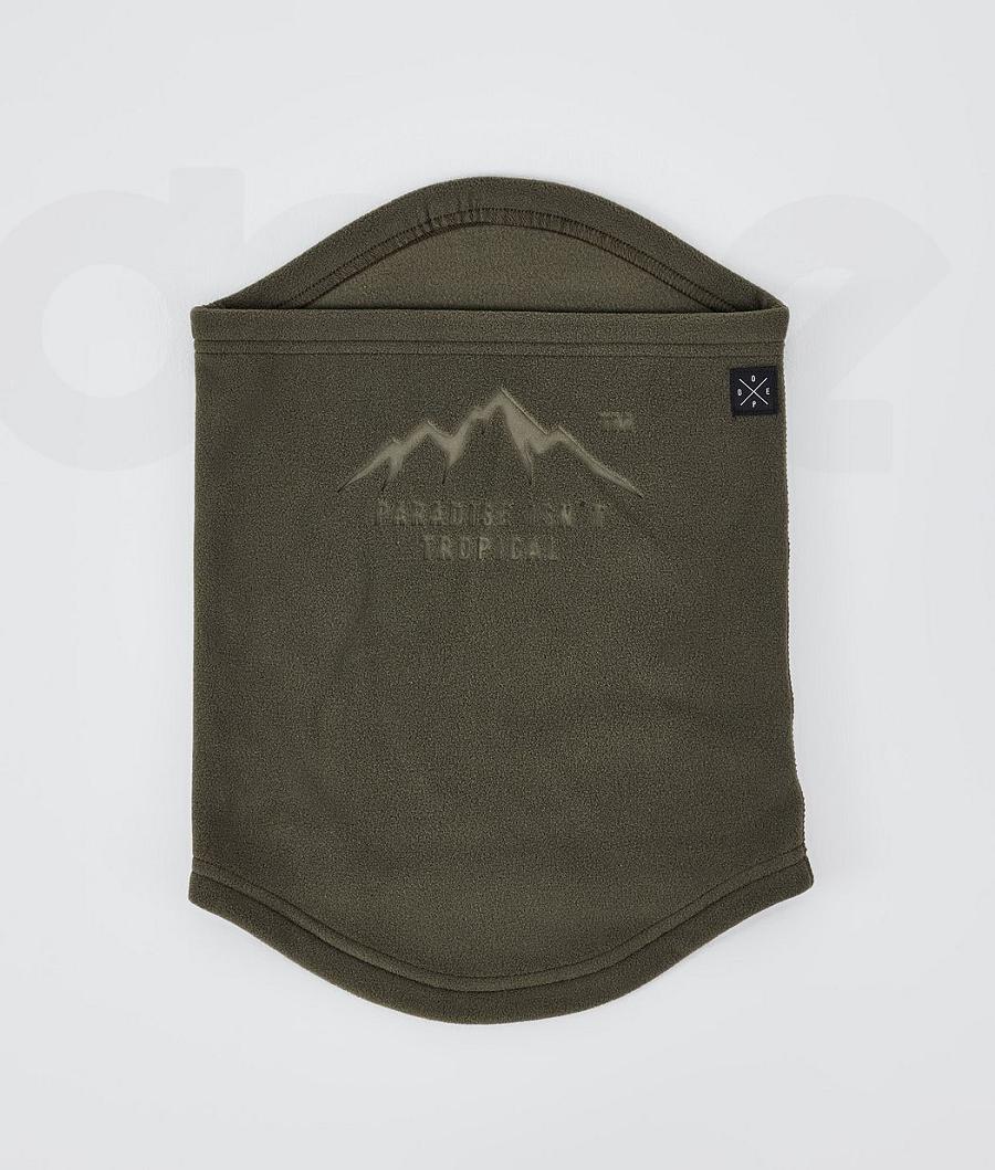 Olive Men\'s Dope Cozy Tube Facemasks | NZ_D2239