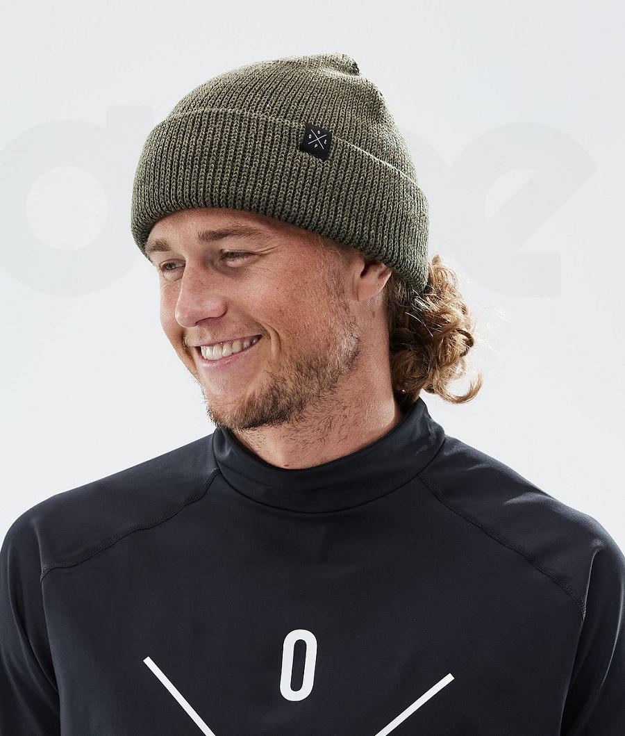 Olive Men's Dope Drifter II Beanies | NZ_D1147
