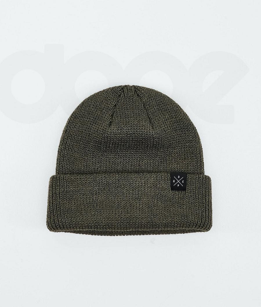 Olive Men\'s Dope Drifter II Beanies | NZ_D1938