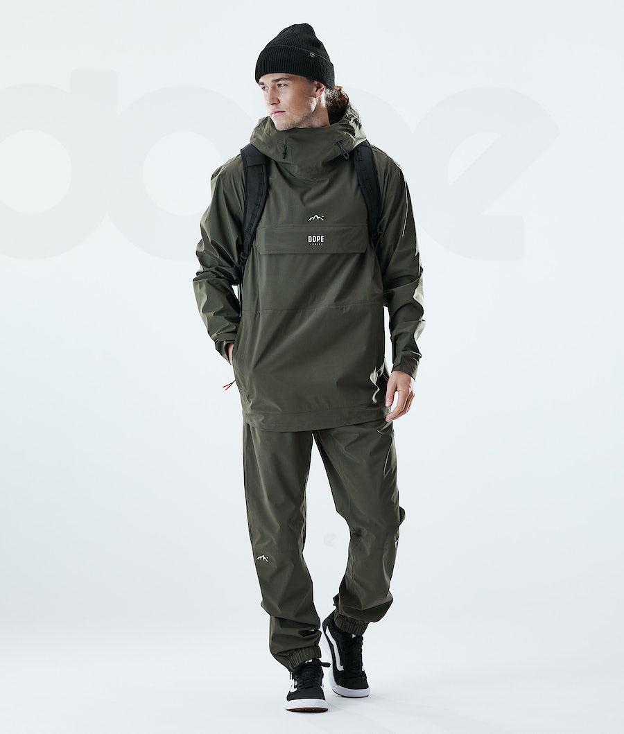 Olive Men's Dope Drizzard Outdoor Pants | NZ_D2160