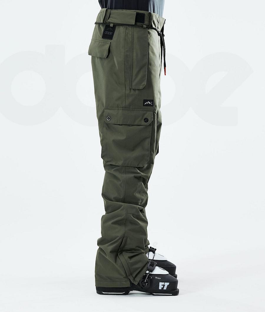 Olive Men's Dope Iconic 2021 Ski Pants | NZ_D2101