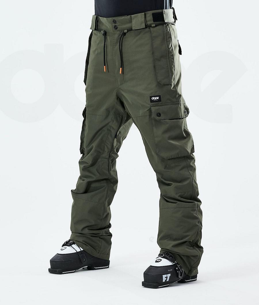 Olive Men\'s Dope Iconic 2021 Ski Pants | NZ_D2101