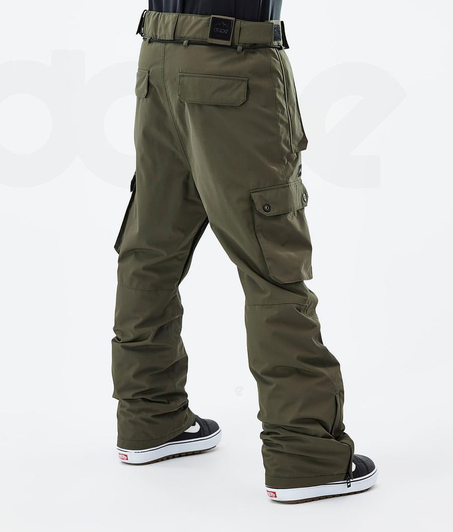 Olive Men's Dope Iconic Snowboard Pants | NZ_D1673