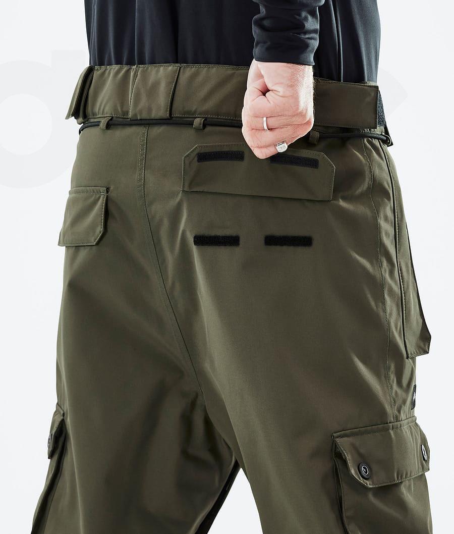 Olive Men's Dope Iconic Snowboard Pants | NZ_D1673
