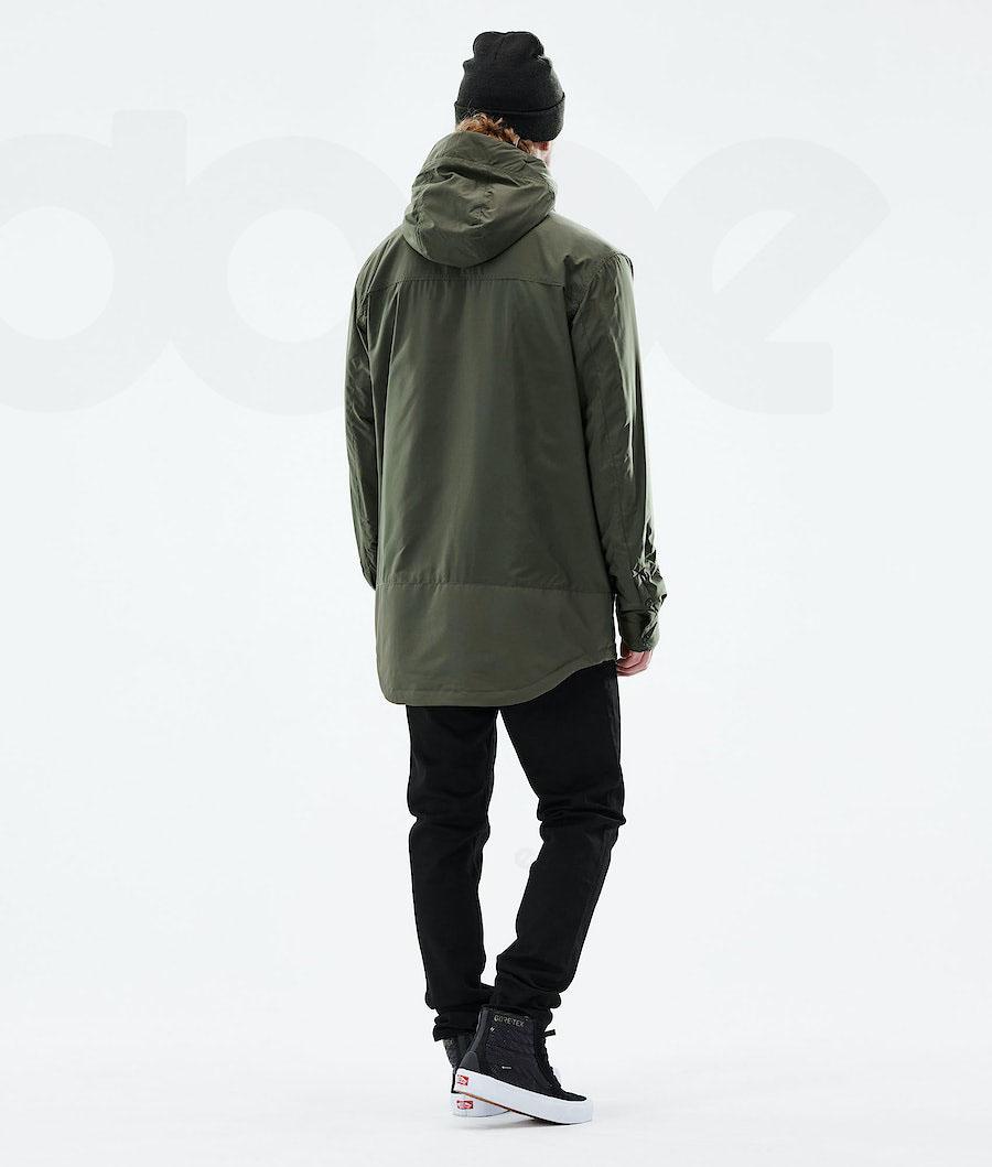 Olive Men's Dope Insulated Outdoor Jackets | NZ_D1805