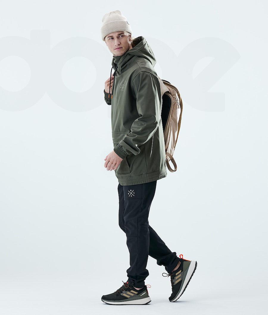 Olive Men's Dope Nomad Outdoor Jackets | NZ_D1523