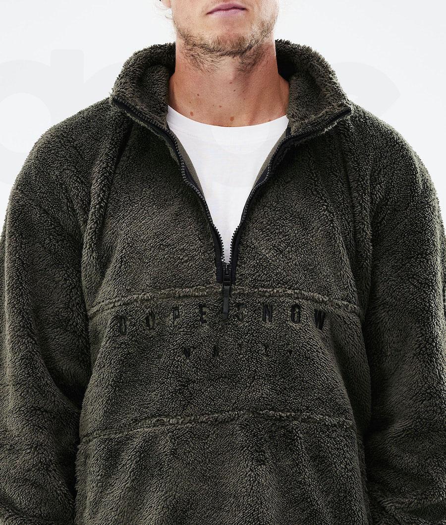 Olive Men's Dope Pile 2021 Fleece | NZ_D2281