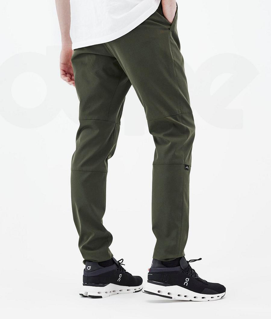 Olive Men's Dope Rover Tech Outdoor Pants | NZ_D2478