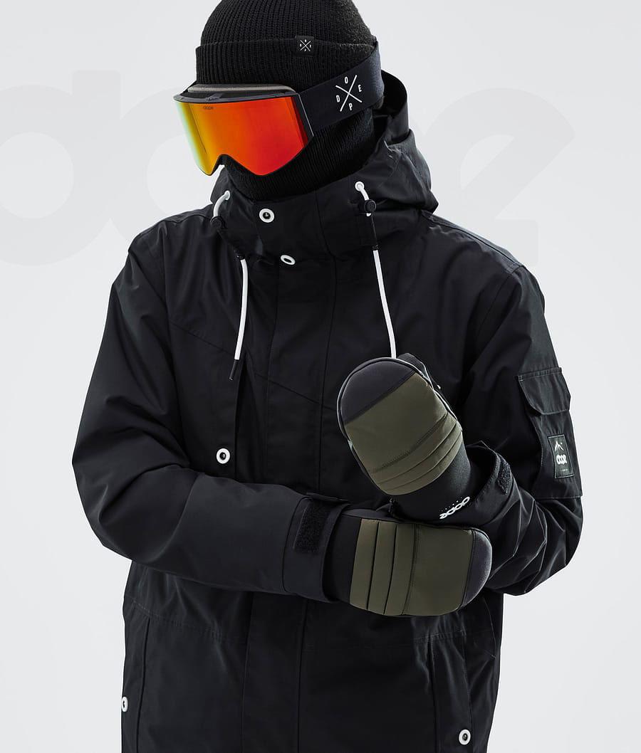 Olive Women's Dope Ace Snowboard Gloves | NZ_D1721