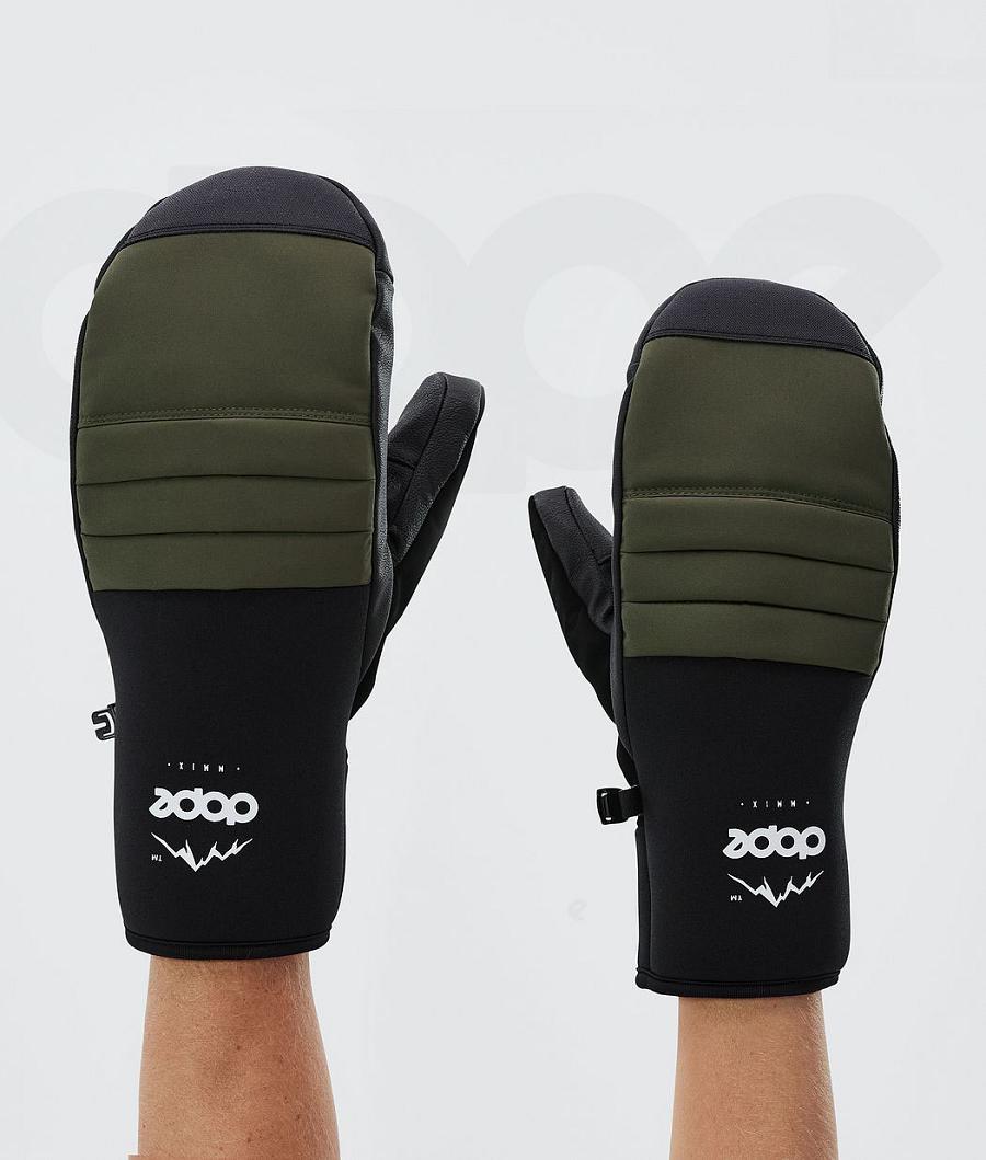 Olive Women\'s Dope Ace Snowboard Gloves | NZ_D1721