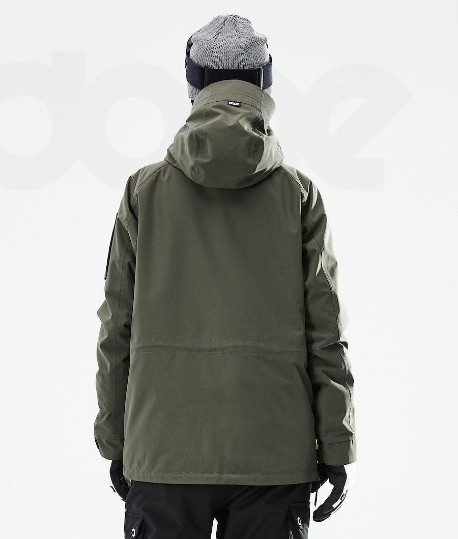 Olive Women's Dope Annok W 2021 Ski Jackets | NZ_D2337