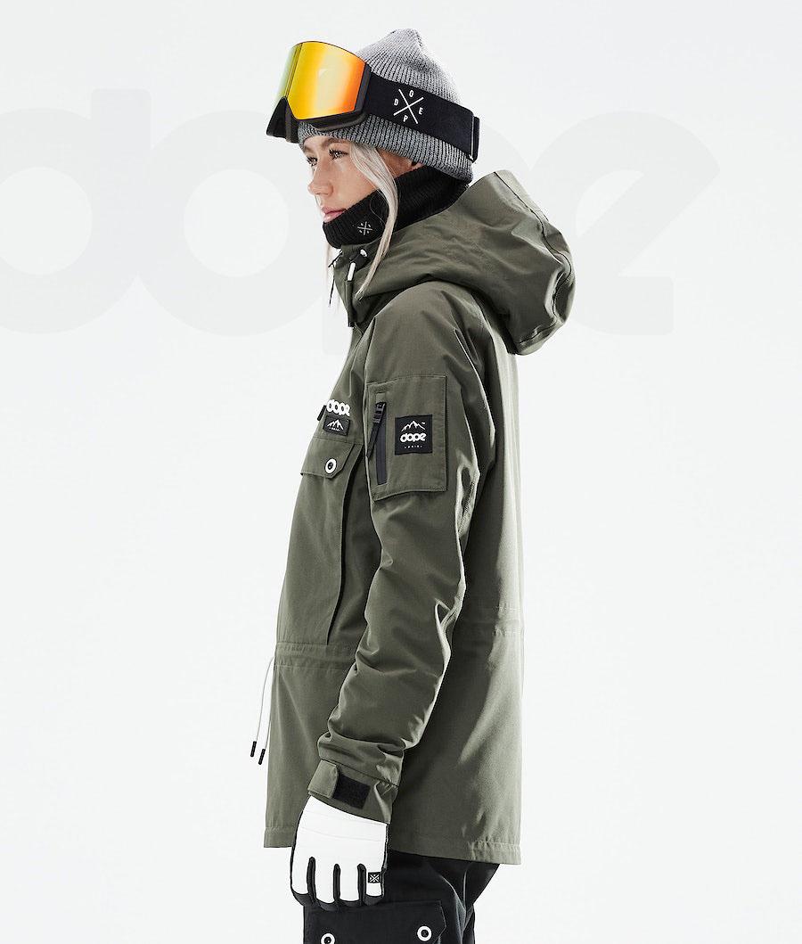 Olive Women's Dope Annok W 2021 Ski Jackets | NZ_D2337