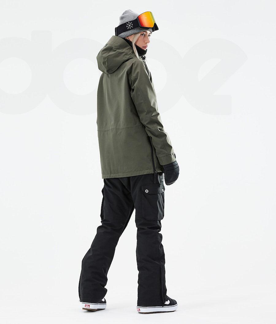 Olive Women's Dope Annok W 2021 Snowboard Jackets | NZ_D2319