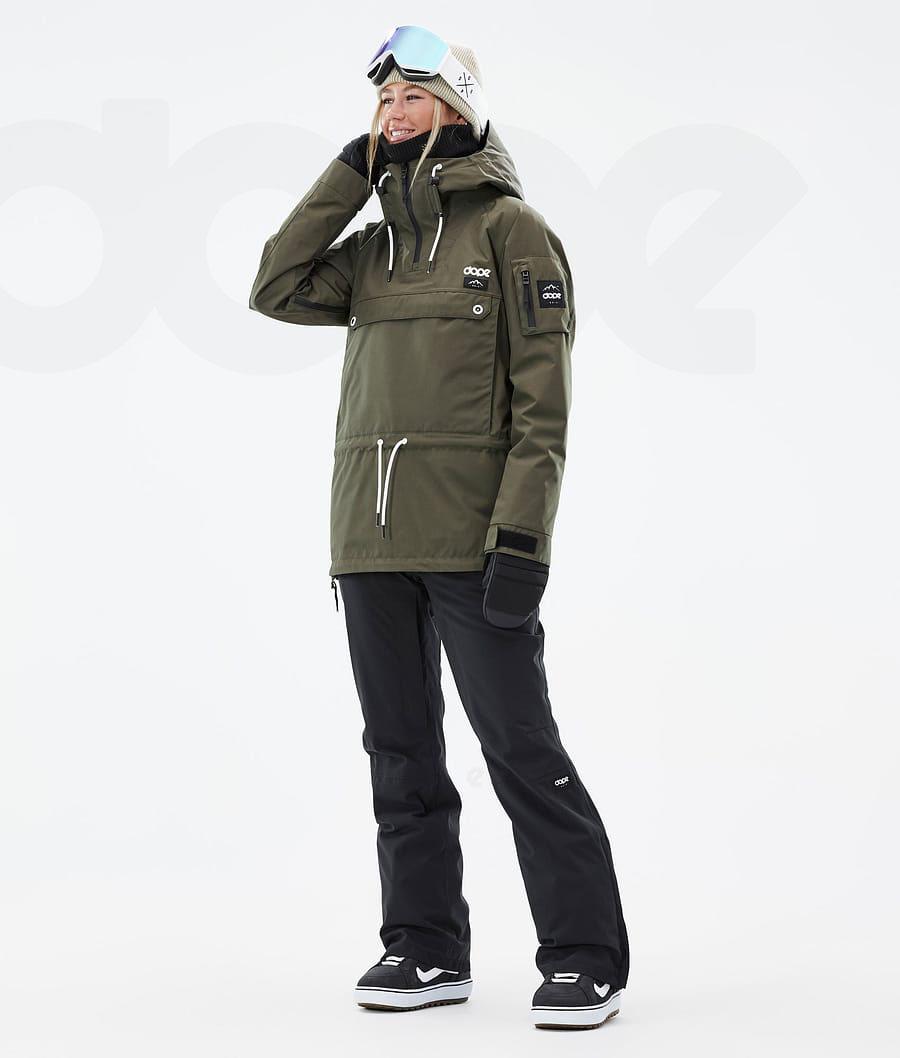Olive Women's Dope Annok W Snowboard Jackets | NZ_D1791