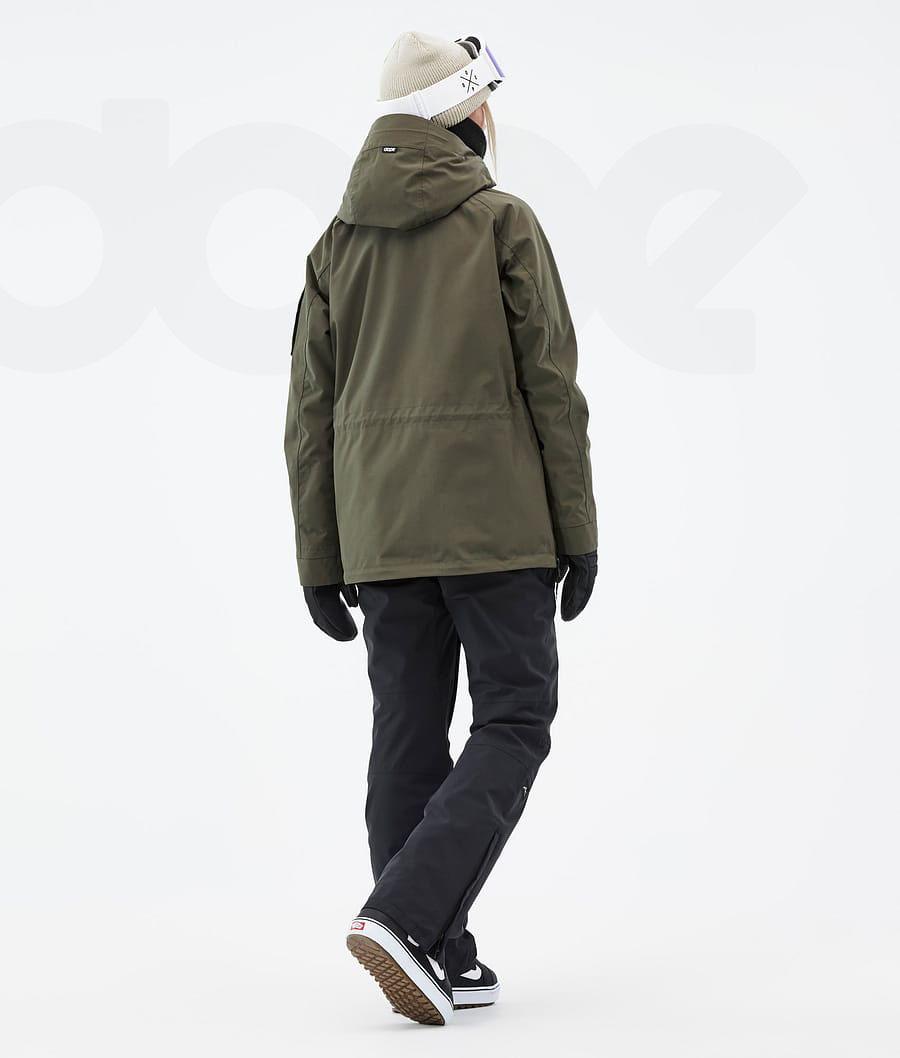 Olive Women's Dope Annok W Snowboard Jackets | NZ_D1791