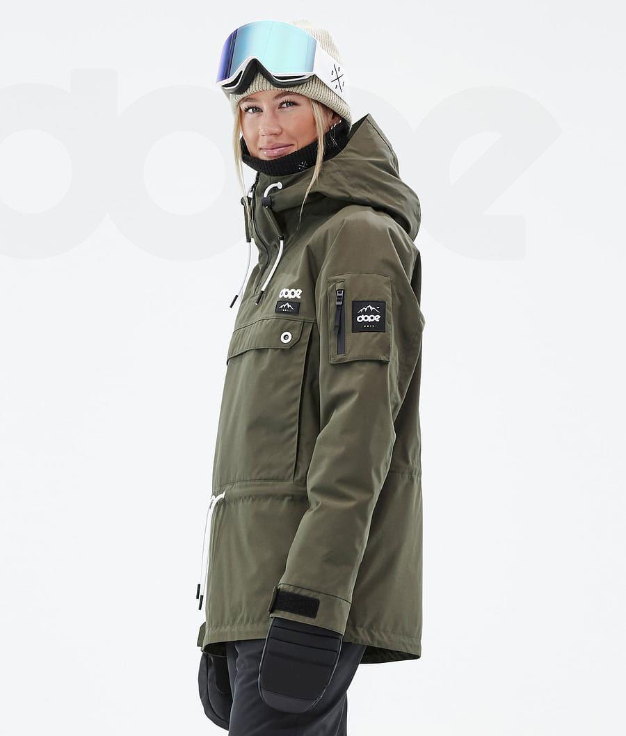 Olive Women's Dope Annok W Snowboard Jackets | NZ_D1791