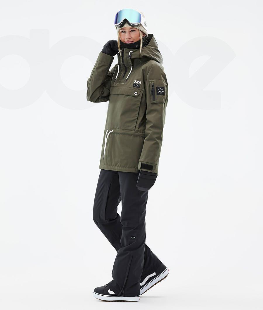 Olive Women's Dope Annok W Snowboard Jackets | NZ_D1791