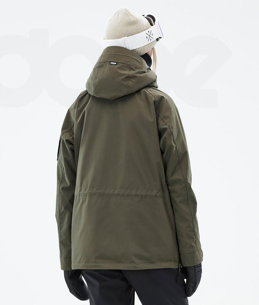 Olive Women's Dope Annok W Snowboard Jackets | NZ_D1791