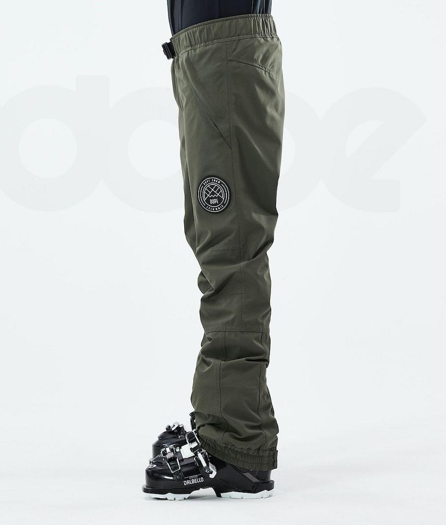 Olive Women's Dope Blizzard W 2021 Ski Pants | NZ_D2416