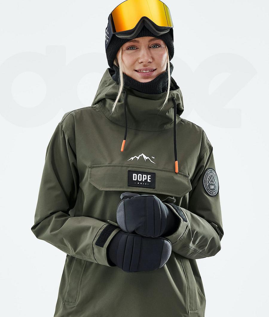 Olive Women's Dope Blizzard W 2021 Snowboard Jackets | NZ_D1077