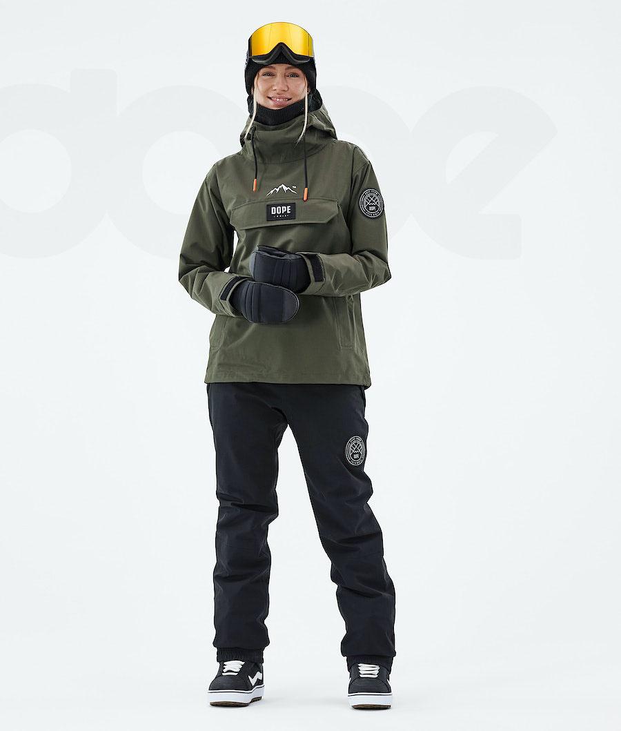 Olive Women's Dope Blizzard W 2021 Snowboard Jackets | NZ_D1077