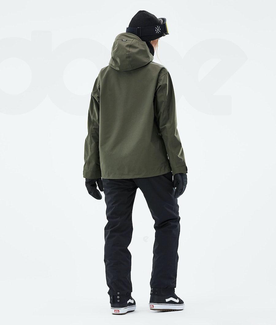 Olive Women's Dope Blizzard W 2021 Snowboard Jackets | NZ_D1077