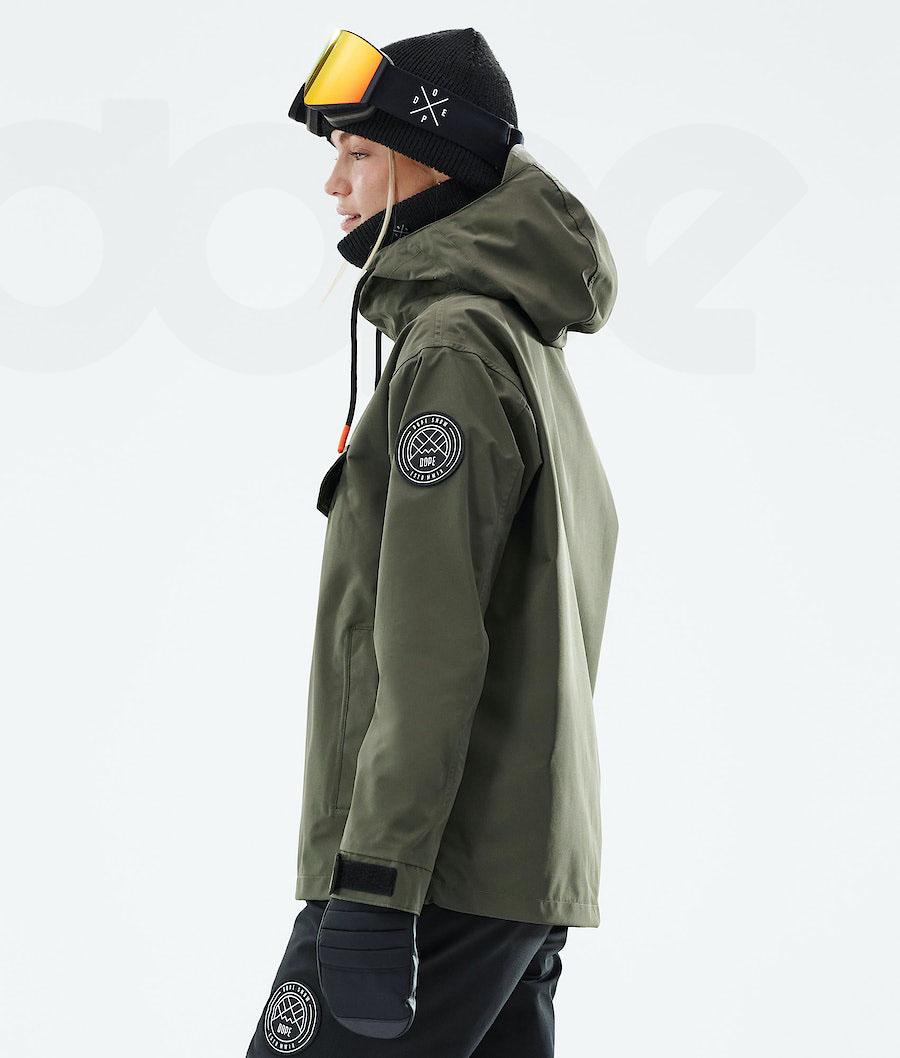 Olive Women's Dope Blizzard W 2021 Snowboard Jackets | NZ_D1077