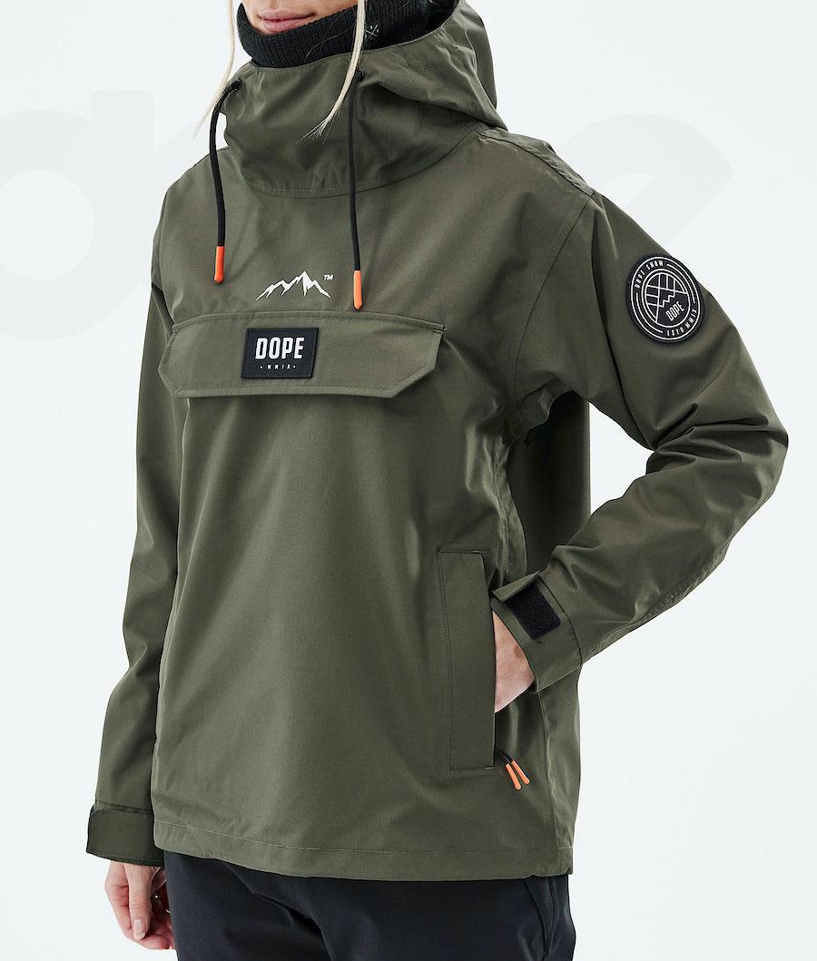 Olive Women's Dope Blizzard W 2021 Snowboard Jackets | NZ_D1077