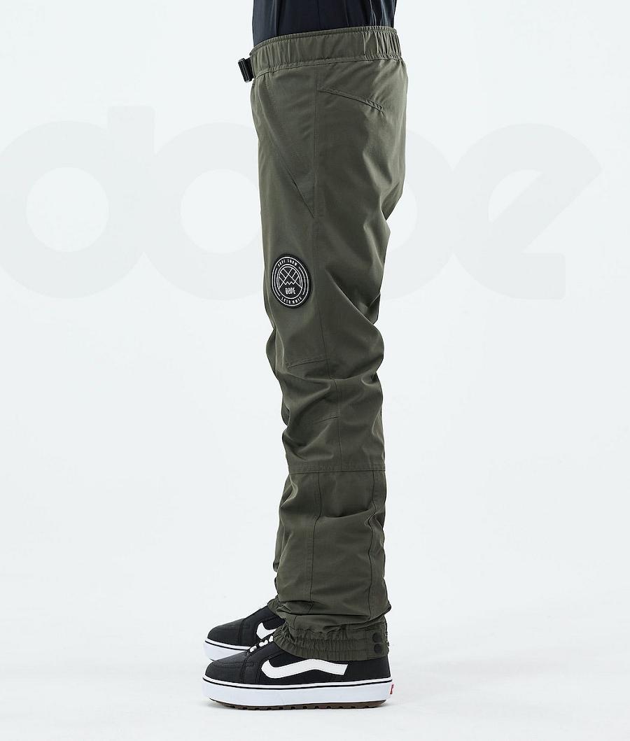 Olive Women's Dope Blizzard W 2021 Snowboard Pants | NZ_D2488