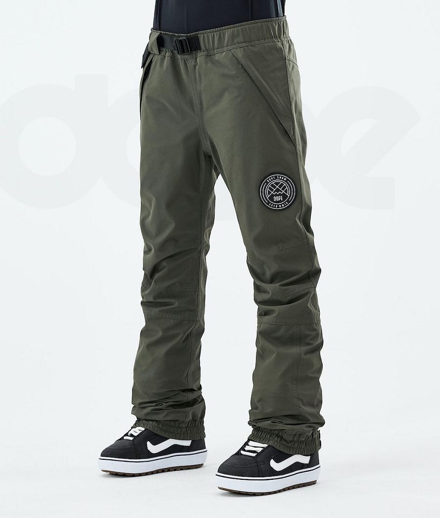 Olive Women\'s Dope Blizzard W 2021 Snowboard Pants | NZ_D2488