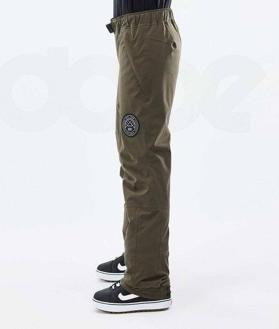 Olive Women's Dope Blizzard W Snowboard Pants | NZ_D2070