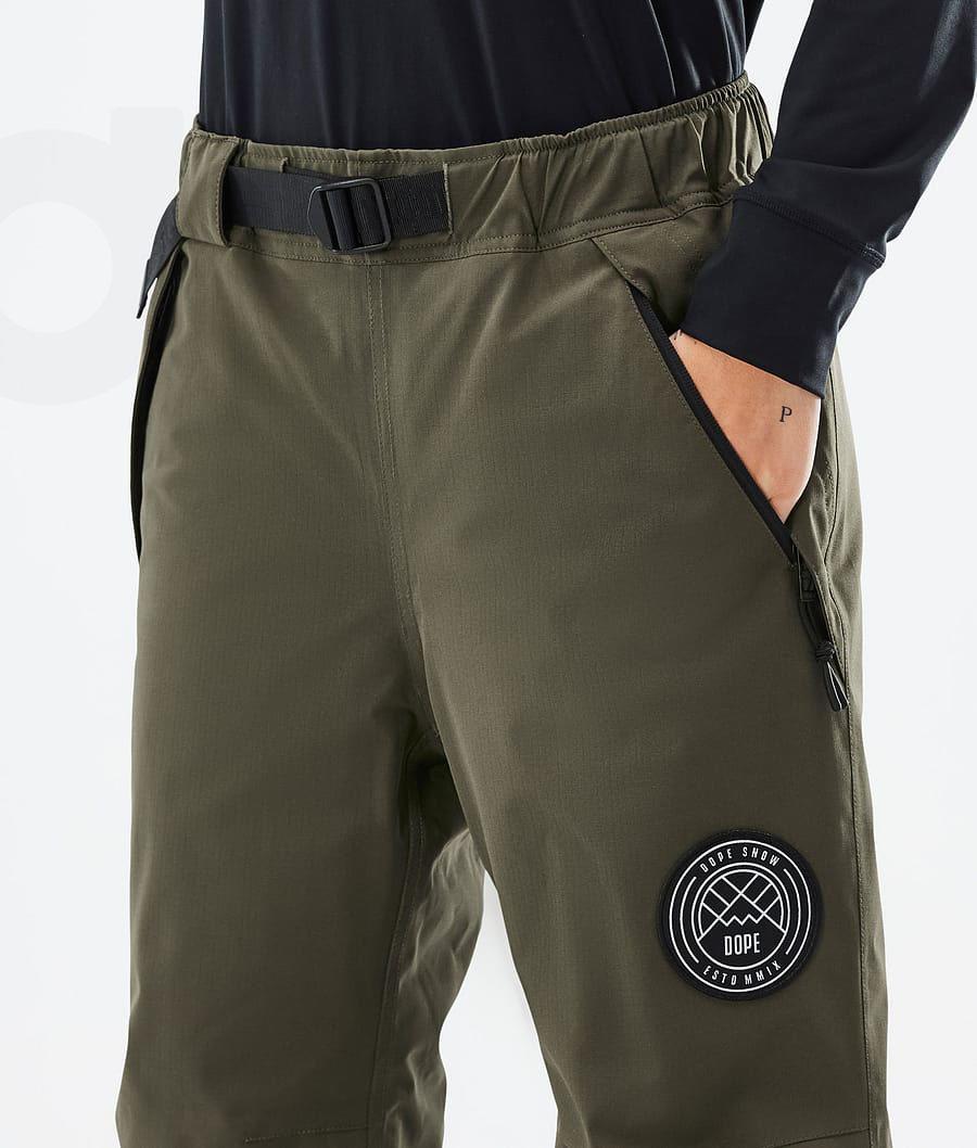 Olive Women's Dope Blizzard W Snowboard Pants | NZ_D2070