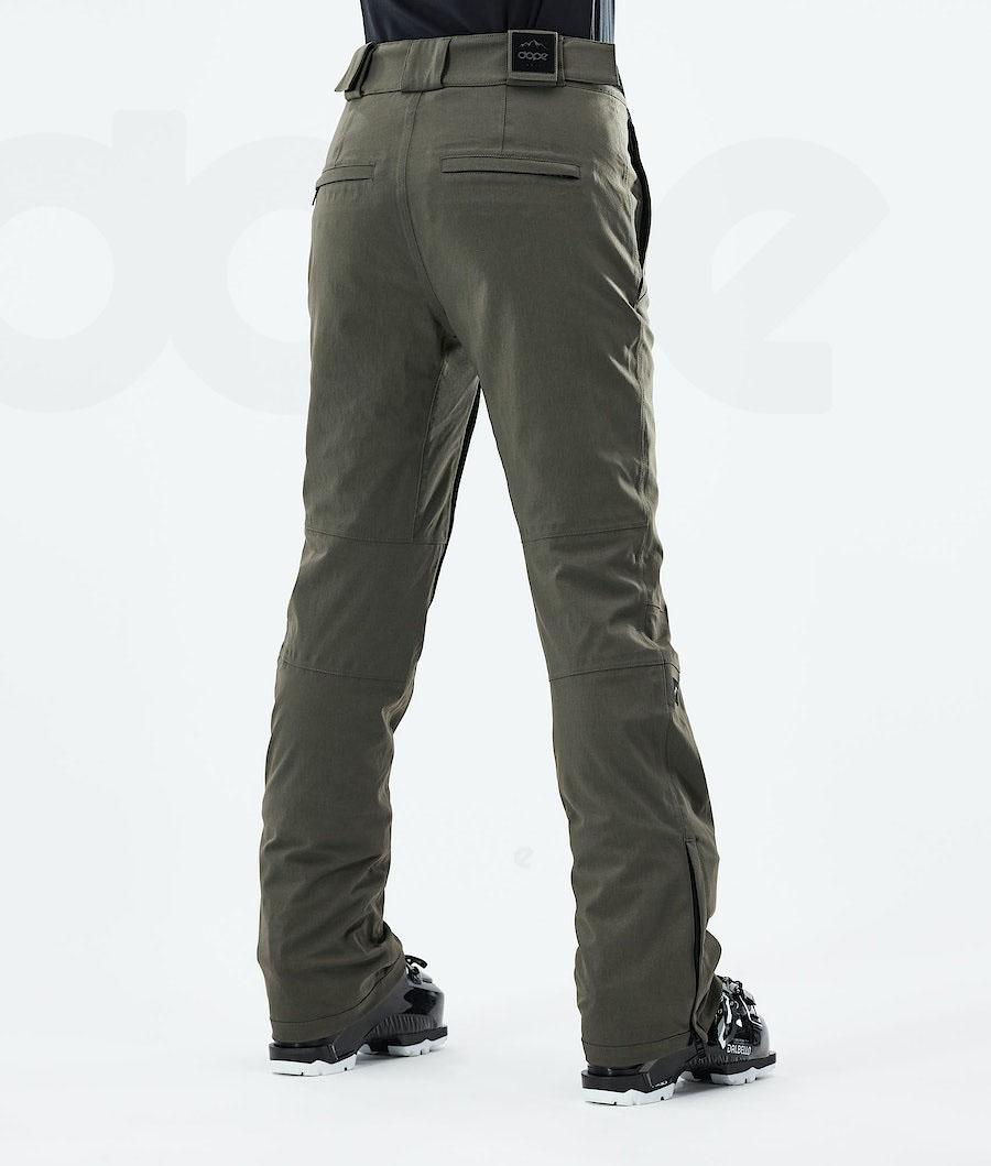 Olive Women's Dope Con W 2021 Ski Pants | NZ_D1546