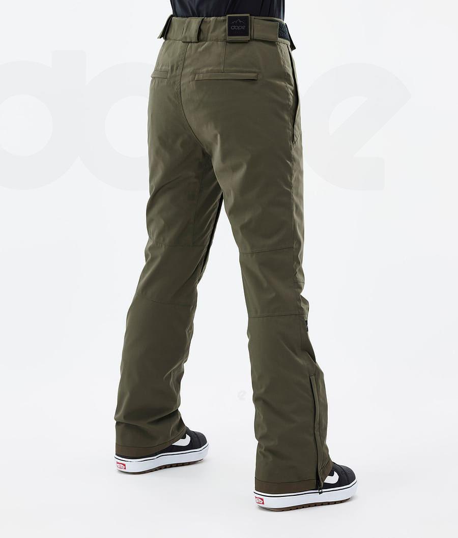 Olive Women's Dope Con W Snowboard Pants | NZ_D1628