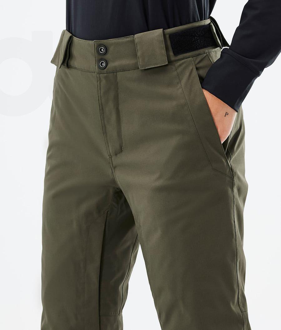 Olive Women's Dope Con W Snowboard Pants | NZ_D1628
