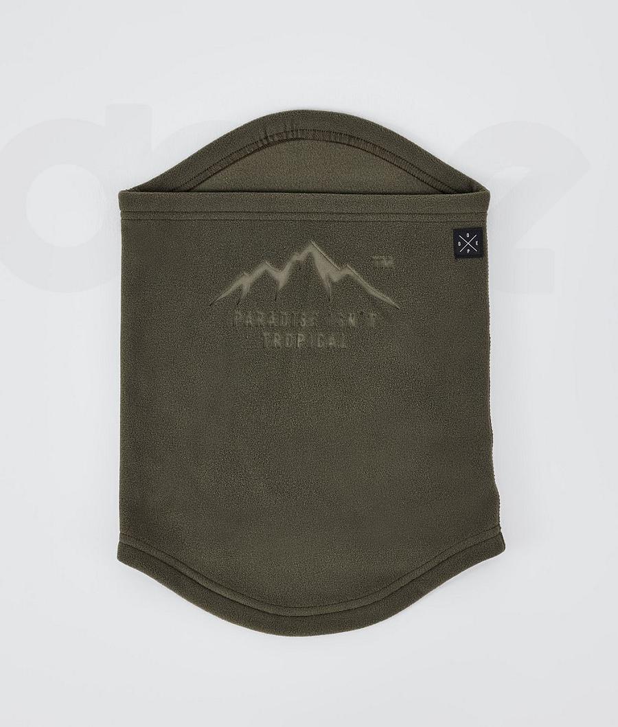 Olive Women's Dope Cozy Hood II Facemasks | NZ_D2324