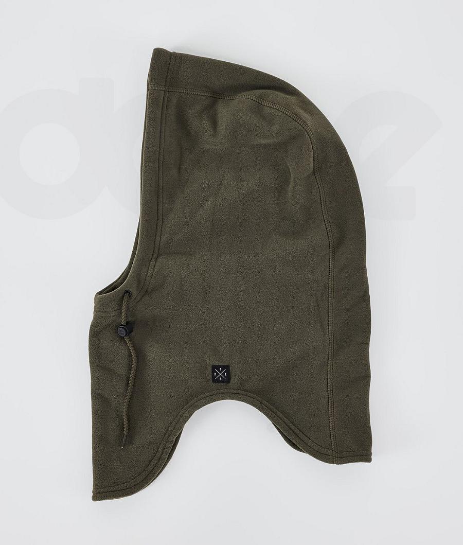 Olive Women\'s Dope Cozy Hood II Facemasks | NZ_D2324