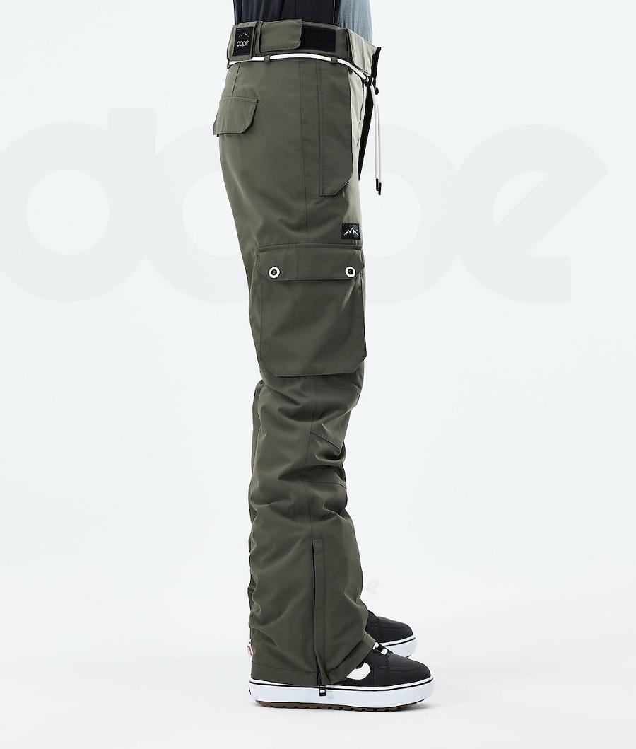 Olive Women's Dope Iconic W 2021 Snowboard Pants | NZ_D1337