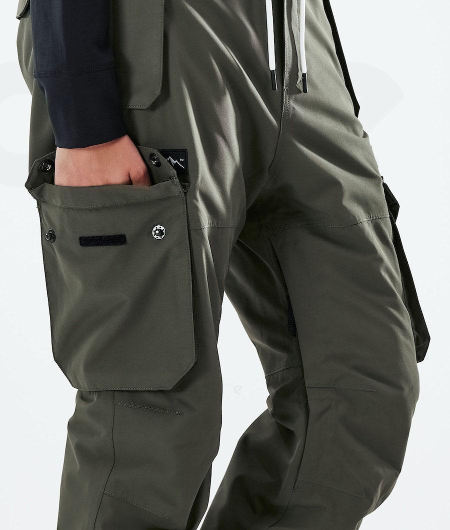Olive Women's Dope Iconic W 2021 Snowboard Pants | NZ_D1337