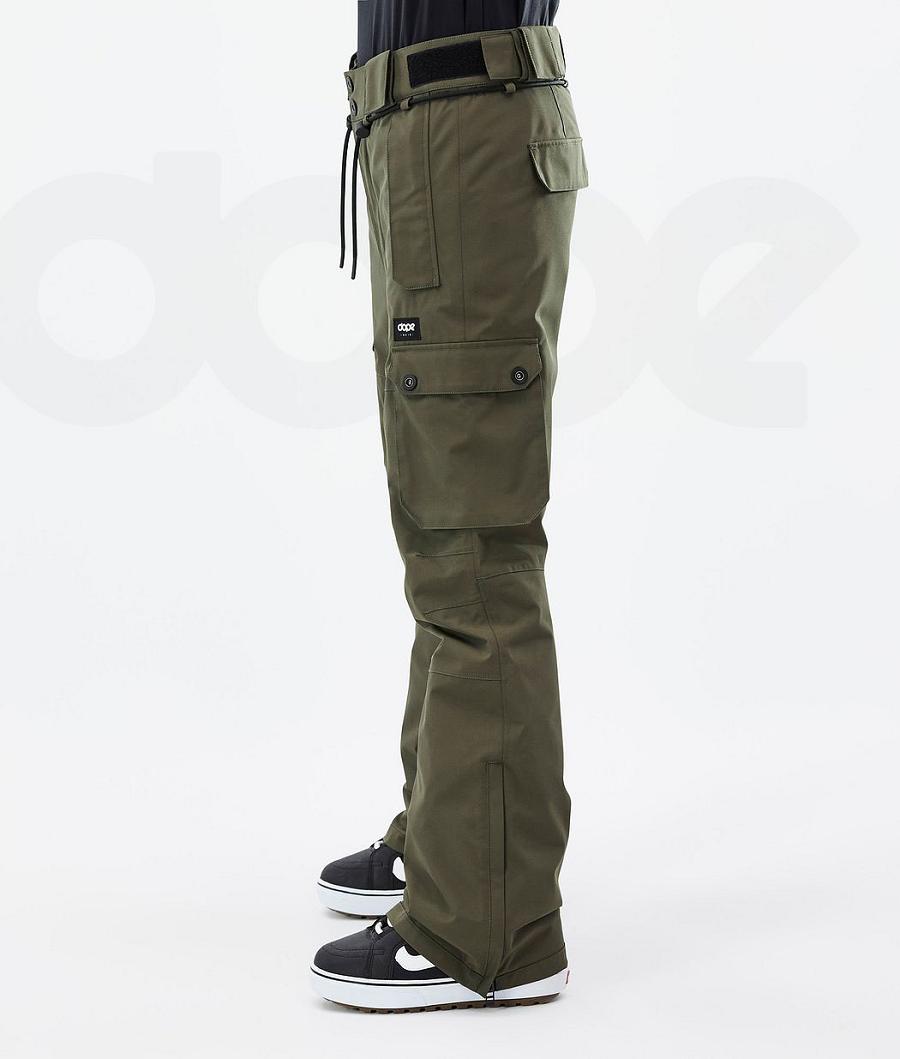 Olive Women's Dope Iconic W Snowboard Pants | NZ_D1110
