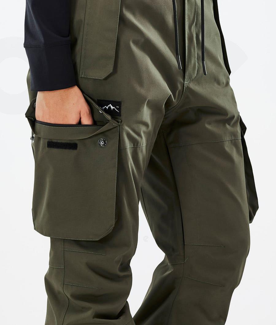 Olive Women's Dope Iconic W Snowboard Pants | NZ_D1110