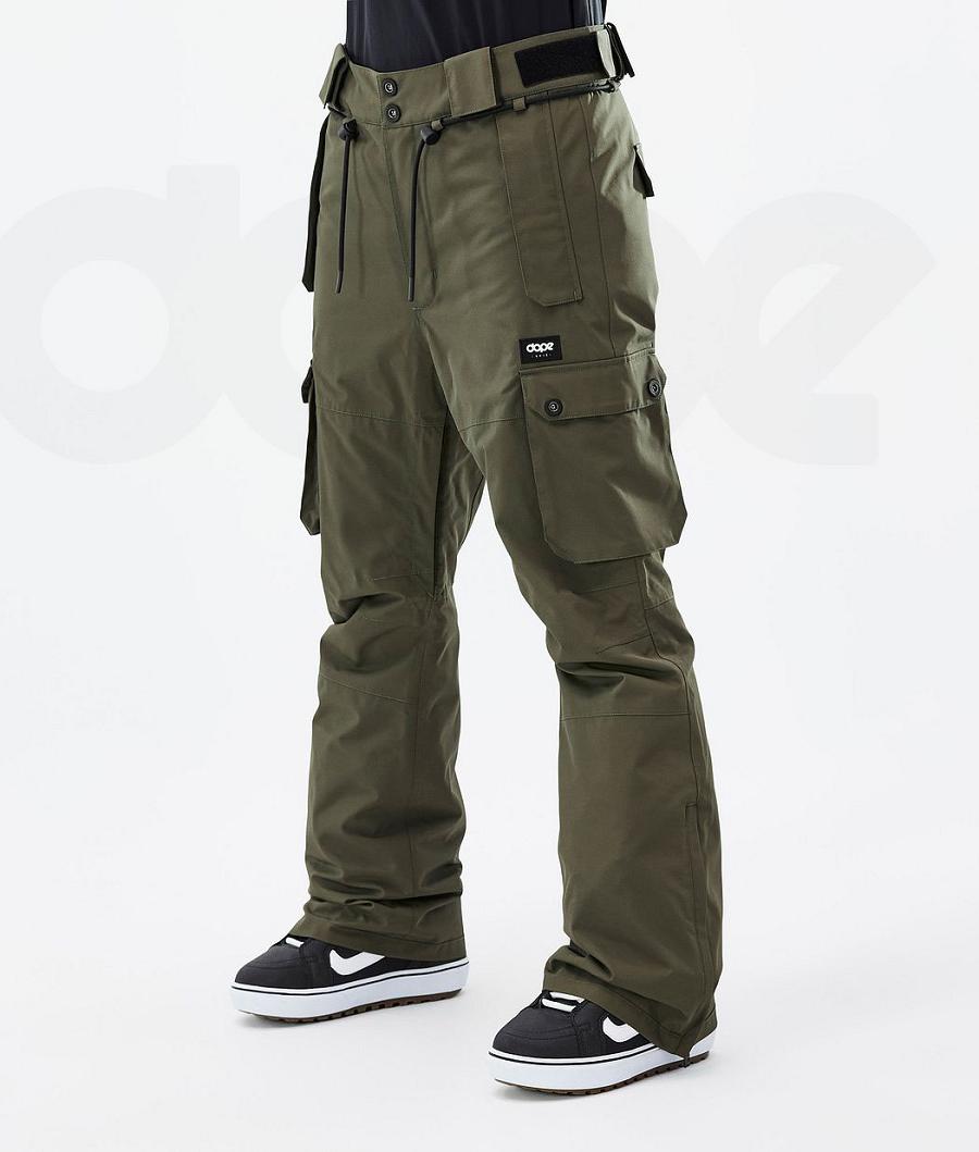 Olive Women\'s Dope Iconic W Snowboard Pants | NZ_D1110