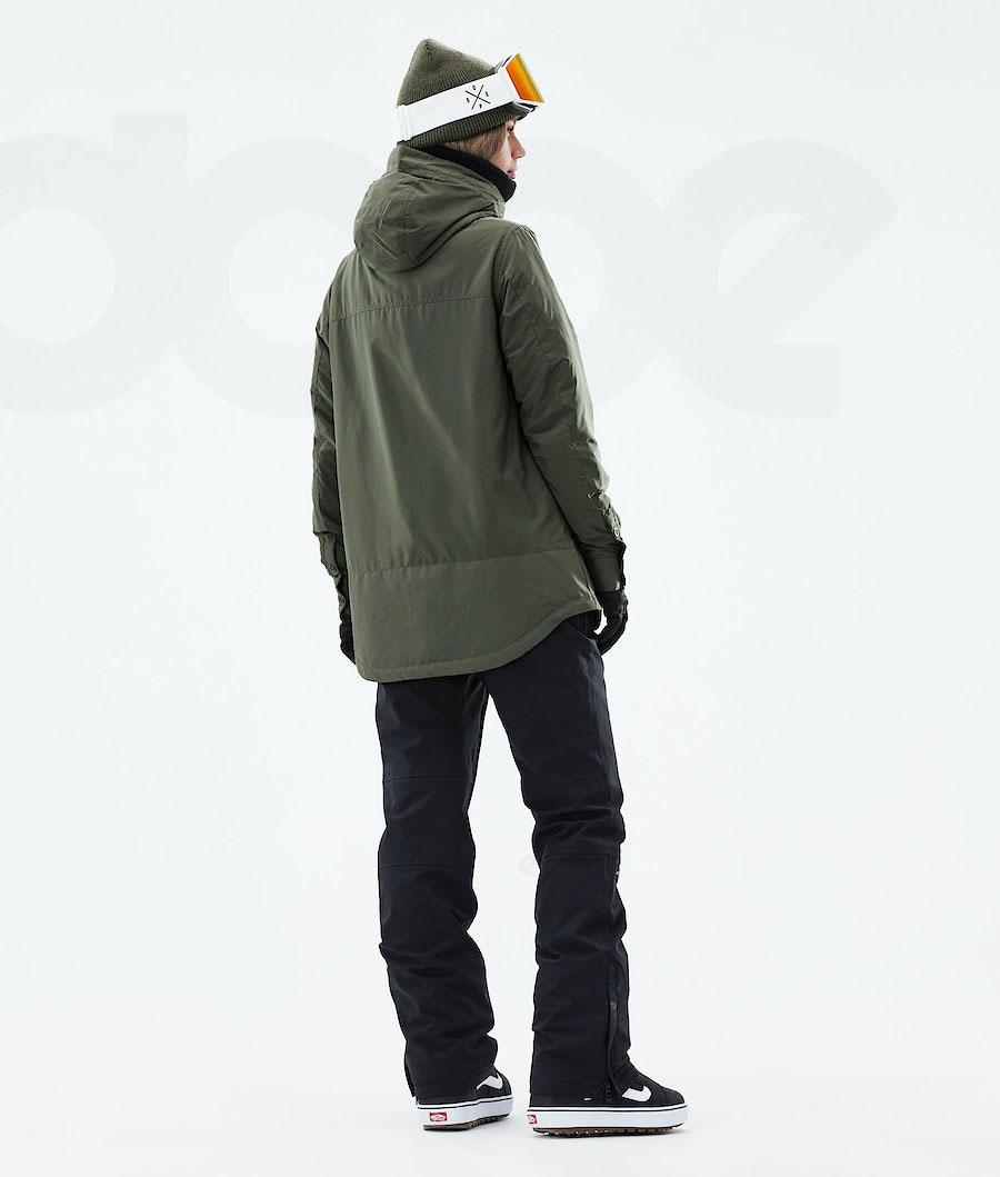 Olive Women's Dope Insulated W Snowboard Jackets | NZ_D2242