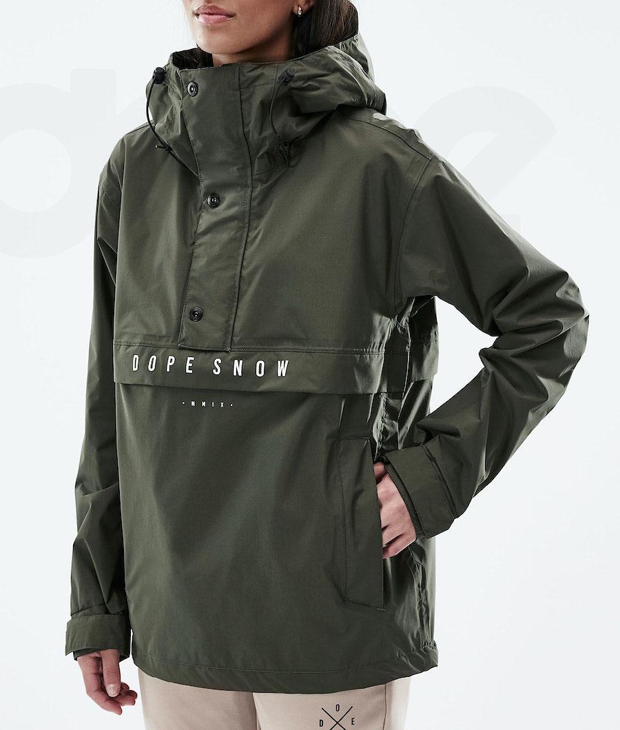 Olive Women's Dope Legacy Light W Outdoor Jackets | NZ_D1697