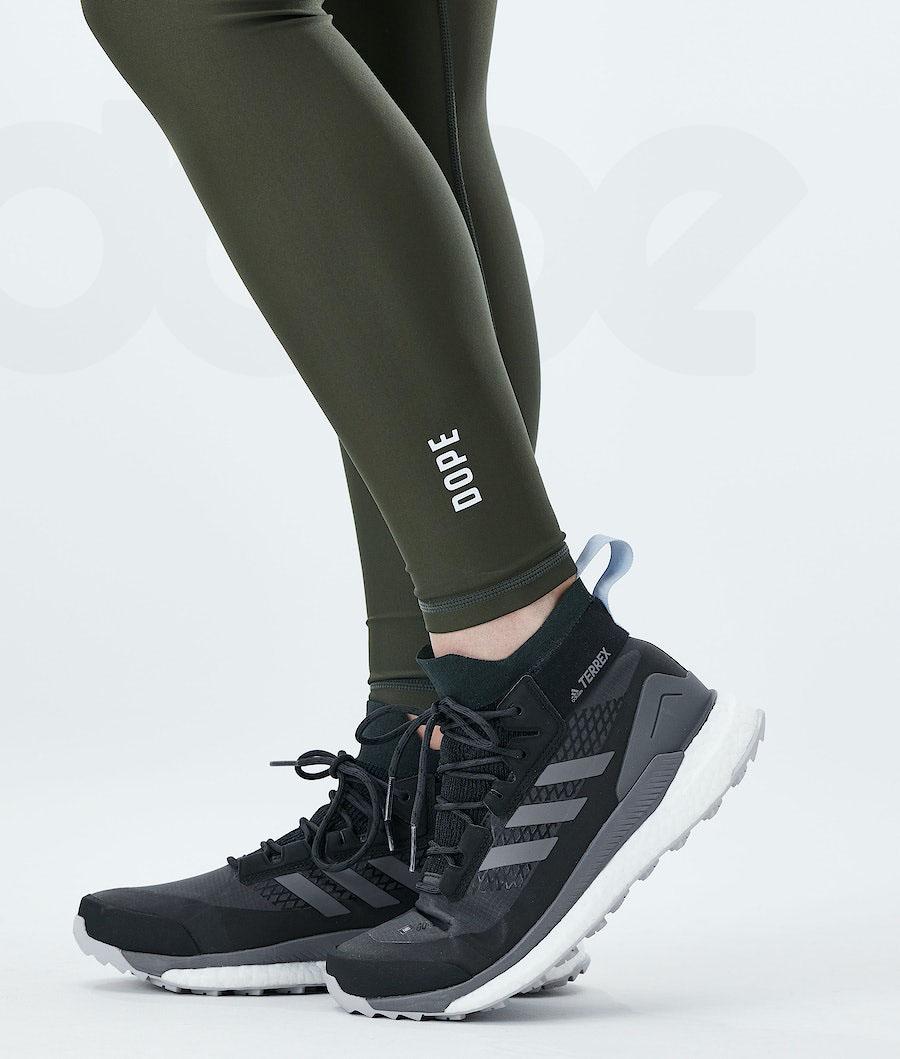 Olive Women's Dope Lofty Leggings | NZ_D1454